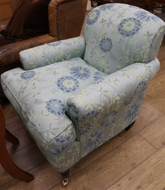 A Laura Ashley floral upholstered armchair